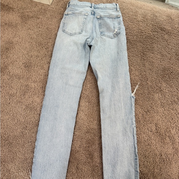 Vintage GAP mom Faded Blue cheeky Straight Leg high rise Jeans size 24 - Picture 5 of 7